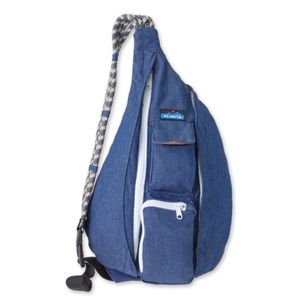 KAVU denim rope bag